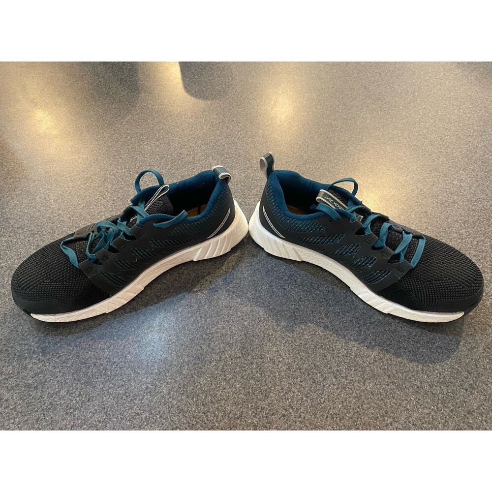 Reebok Fusion Flexweave Work Black/Teal  White, Steel Toe 10 Wide
